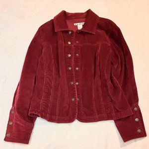 Fancy Red Corduroy Jacket!